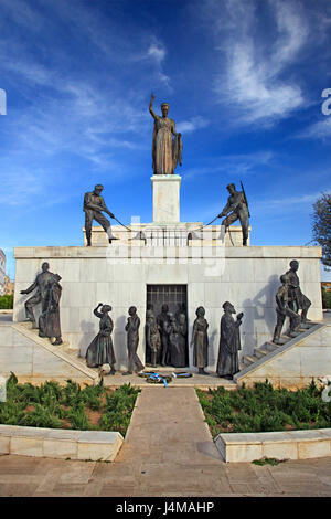 Die Liberty Denkmal (oder "Statue of Liberty") bei an der Podocattaro-Bastion der venezianischen Mauern, in der alten Stadt Nikosia (Lefkosia), Zypern. Stockfoto