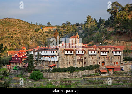 Kloster machairas, der Jungfrau Maria geweiht, 40 km von Nicosia, der Hauptstadt Zyperns. Stockfoto