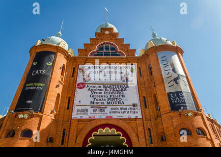 Camp Pequeno Stierkampfarena in Lissabon, Portugal Stockfoto