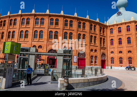 Camp Pequeno Stierkampfarena in Lissabon, Portugal Stockfoto