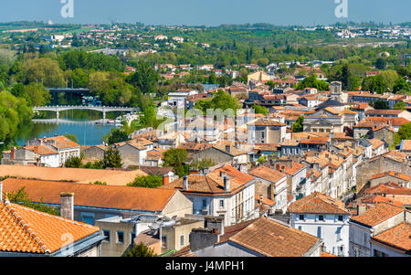 Stadtbild von Angouleme, Frankreich Stockfoto