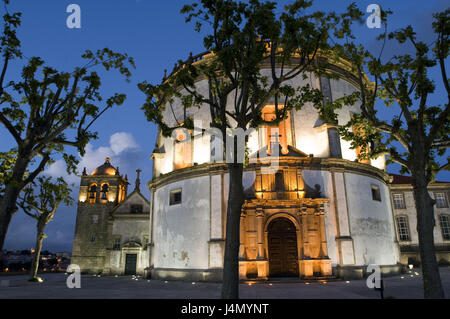 Abend, Kloster, Kirche, Nossa Senhora da Serra Do Pilar, Porto, Portugal, Stockfoto