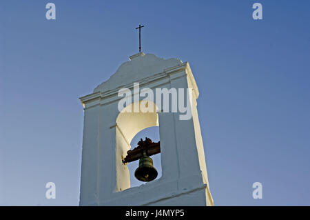 Kirchturm, Monsaraz, Alentejo, Portugal, Stockfoto