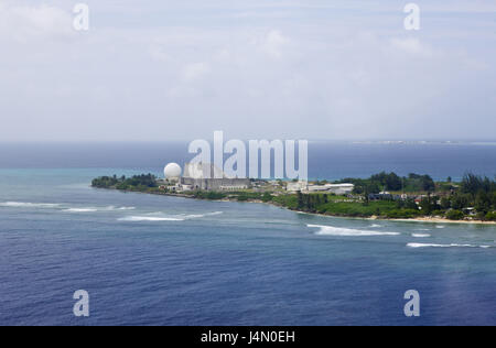 Luftaufnahmen, Kwajalein-Atoll, Stockfoto
