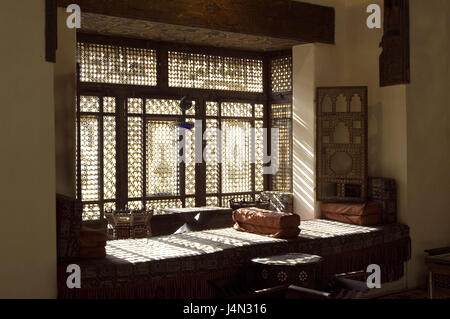 Ägypten, Kairo, Old Town, Gayer Anderson Museum, Halle, Stockfoto