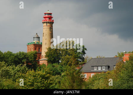 Deutschland, Mecklenburg-Vorpommern, Ostsee Insel Rügen, Wittow, Kap Arkona, Leuchttürme, Stockfoto