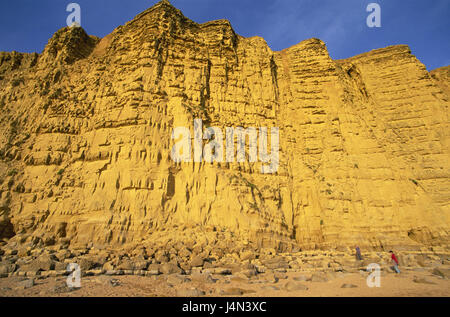 Großbritannien, England, Dorset, West Bay, Klippen, Detail, Stockfoto