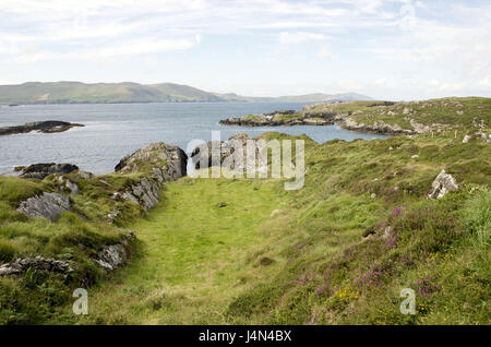 Munster, Irland Cork county, Beara Halbinsel, Küstenlandschaft, Stockfoto