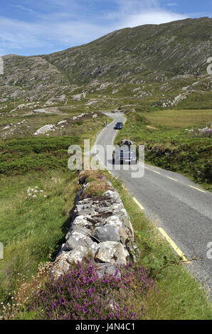 Munster, Irland Cork county, Beara Halbinsel, Straße, Stockfoto