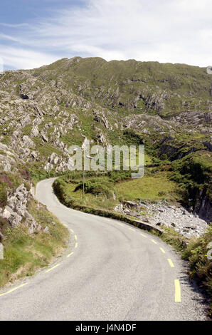 Munster, Irland Cork county, Beara Halbinsel, Straße, Stockfoto