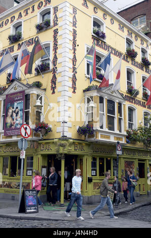 Leinster, Irland Dublin, Temple bar vierte, Kneipe, Stockfoto