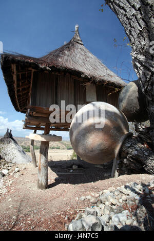 Demokratische Republik Timor-Leste, Roca, Bauerndorf, Stahlwerk, Stockfoto