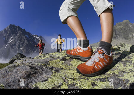 Österreich, Breitlehntal, Bergsteiger, Wanderung, Berge, Berglandschaft Stockfoto