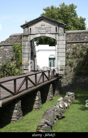 Südamerika, Uruguay, Colonia del Sacramento, Porton de Campo, Stadt Ziel, Stockfoto