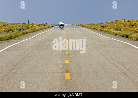 USA, Utah, Denver, Straße 70, Fahrzeug, Stockfoto