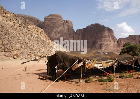 Im Nahen Osten, Jordanien, Wadi Rum, Beduinen Camp, Stockfoto