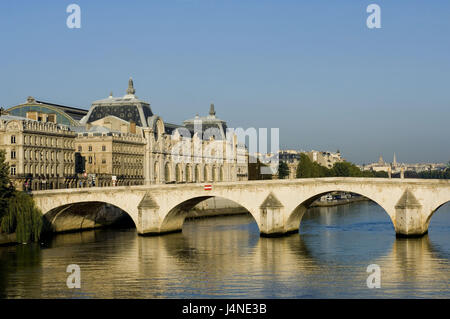 Frankreich, Paris, Musée d ' Orsay, Pont royal, Stockfoto