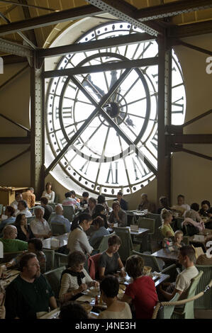 Frankreich, Paris, Orsay Museum, Cafeteria, Gäste, Stockfoto