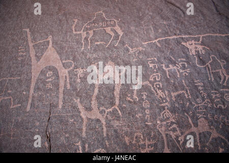 Den Nahen Osten, Jordanien, Wadi Rum, Galle Abonnements, Stockfoto