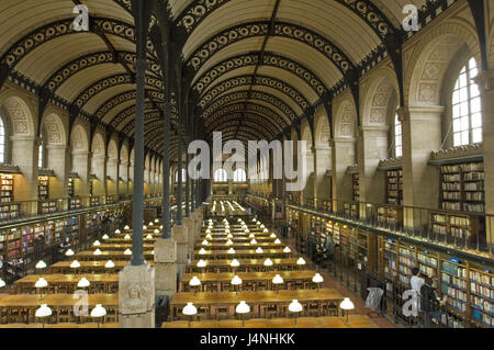 Frankreich, Paris, Bibliothek Sainte-Geneviève, innen, Stockfoto