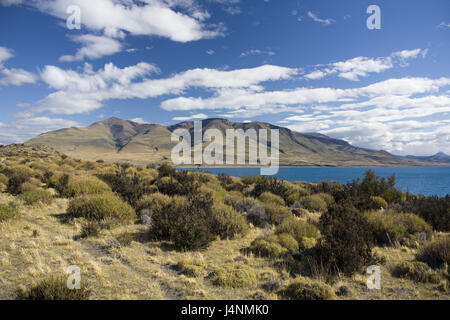 Chile, Patagonien, Torres del Paine Nationalpark, Lago Sarmiento, Stockfoto