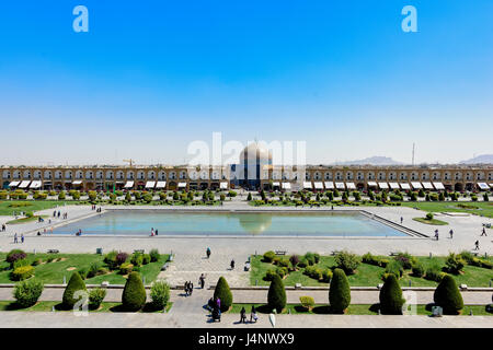 Naqsh-e Jahan, Imam-Platz in Isfahan, Iran Stockfoto