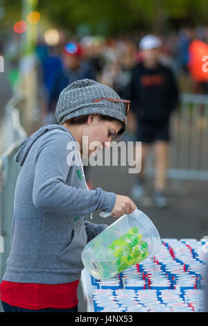 2017 Eugene Marathon-Rennen Stockfoto