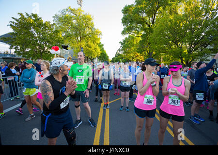 2017 Eugene Marathon-Rennen Stockfoto