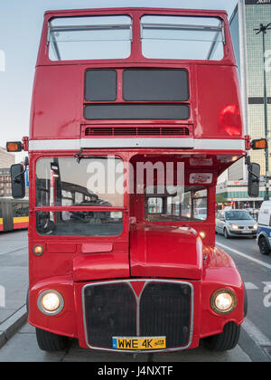 Routemaster Doppeldecker #WWE 4K in Warschau, Polen Stockfoto