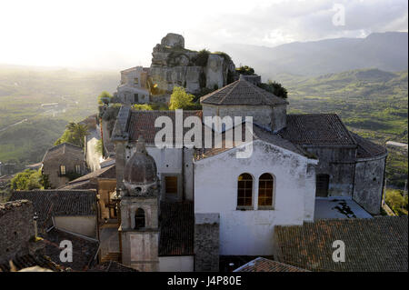 Italien, Insel Sizilien, Castiglione Tu Sicilia, Kirche, Stockfoto