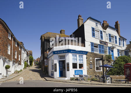 Großbritannien, England, East Sussex, Roggen, Mermaid Street, Stockfoto