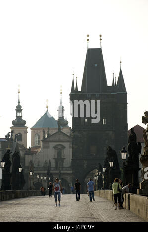 Tschechische Republik, Tschechien, Prag, Karl Brücke, Stockfoto