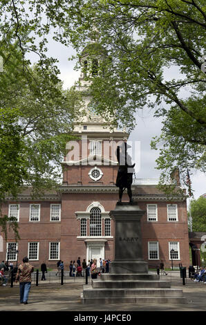 USA, Vereinigte Staaten von Amerika, Pennsylvania, Philadelphia, Zentrum der Stadt, Unabhängigkeit landesweit Geschichtspark, Unabhängigkeit Klang, Stockfoto