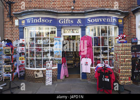 Großbritannien, England, Berkshire, Windsor, Souvenirladen, Stockfoto