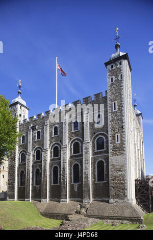 Großbritannien, England, London, Tower of London, weißer Turm, Stockfoto