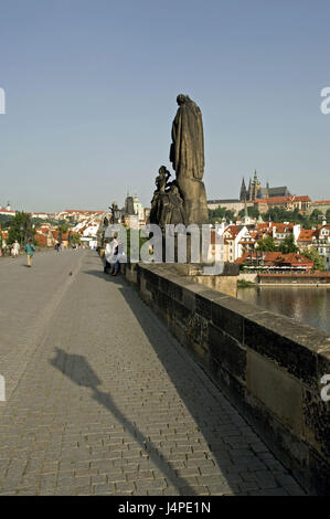 Tschechische Republik, Tschechien, Prag, Karl Brücke, Stockfoto