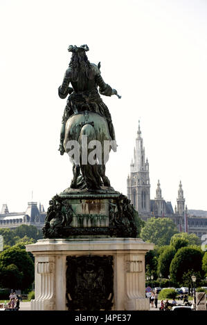 Österreich, Wien, heroischen Platz, Reiterstandbild, Stockfoto