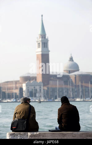 Italien, Veneto, Venedig, Kirche San Giorgio Maggiore, Stockfoto