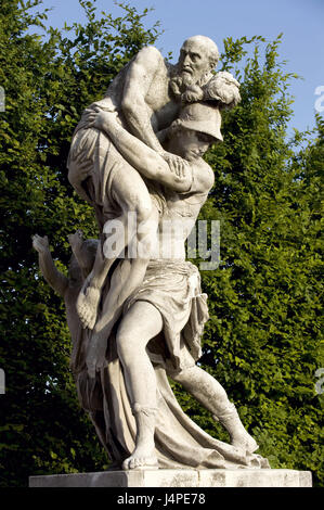 Österreich, Wien, Schloss Schönbrunn, Schlosspark, Flucht aus Troja, Stockfoto