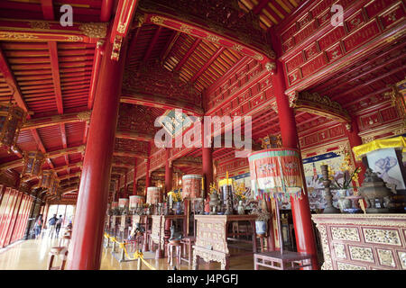 Vietnam, Gee, Festung, Mieu Tempel, Stockfoto