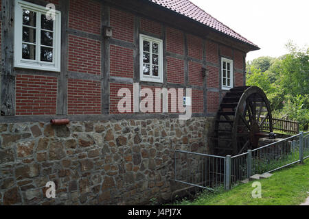 Deutschland, Niedersachsen, Kettenkamp, samt Pfarrei Bersenbrück, Wassermühle, Telgkamps Mühle, Stockfoto