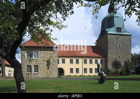 Deutschland, Niedersachsen, samt Gemeinde Fürstenau, Fürst-bischöflichen Burg, Gemeindeverwaltung, Standesamt, Stockfoto