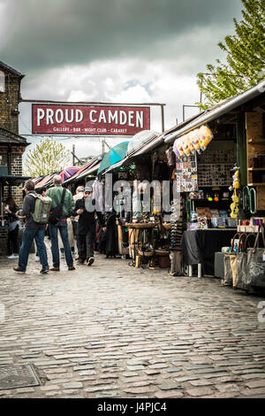 Die Ställe, Camden Market in NW1, London, UK Stockfoto