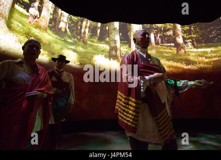 Teil der Ausstellung des Museums der Amerikanischen Revolution in Philadelphia, PA. Stockfoto