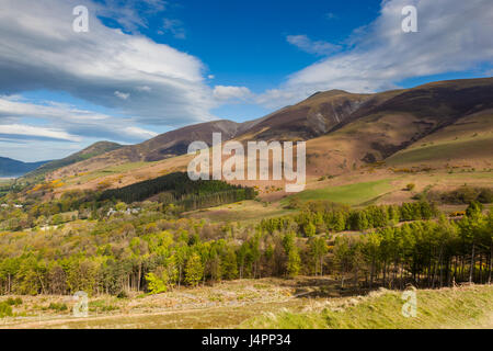 Skiddaw, gesehen von Latrigg, in der Nähe von Keswick, Cumbria Stockfoto