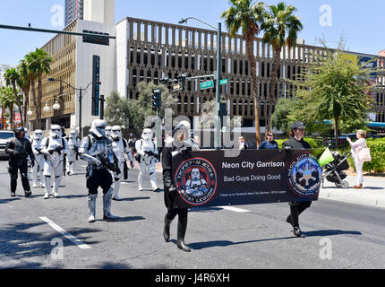 Las Vegas, Nevada, 13. Mai 2017 - Helldorado Tage Parade am Samstag, 13. Mai 2017 in Downtown Las Vegas statt. Foto: Ken Howard/Alamy Live-Nachrichten Stockfoto