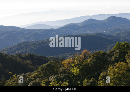 Thailand, Chiang Mai, Doi Inthanon Nationalpark, Landschaft, anzeigen, Stockfoto