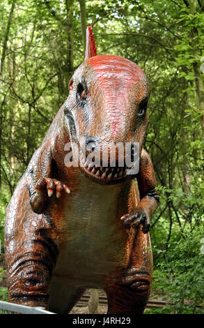 Modell-Dinosaurier. T-Rex Stockfoto