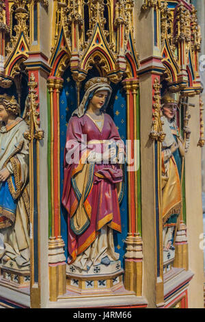 die Kathedrale von Canterbury, die Heimat der Church Of England Stockfoto