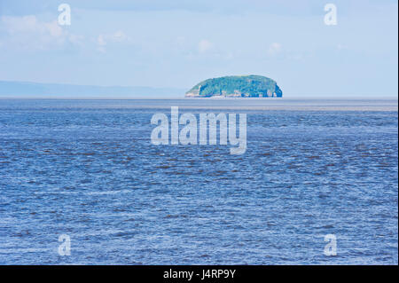 Steile holm Insel von Weston-super-Mare, Somerset, England Stockfoto